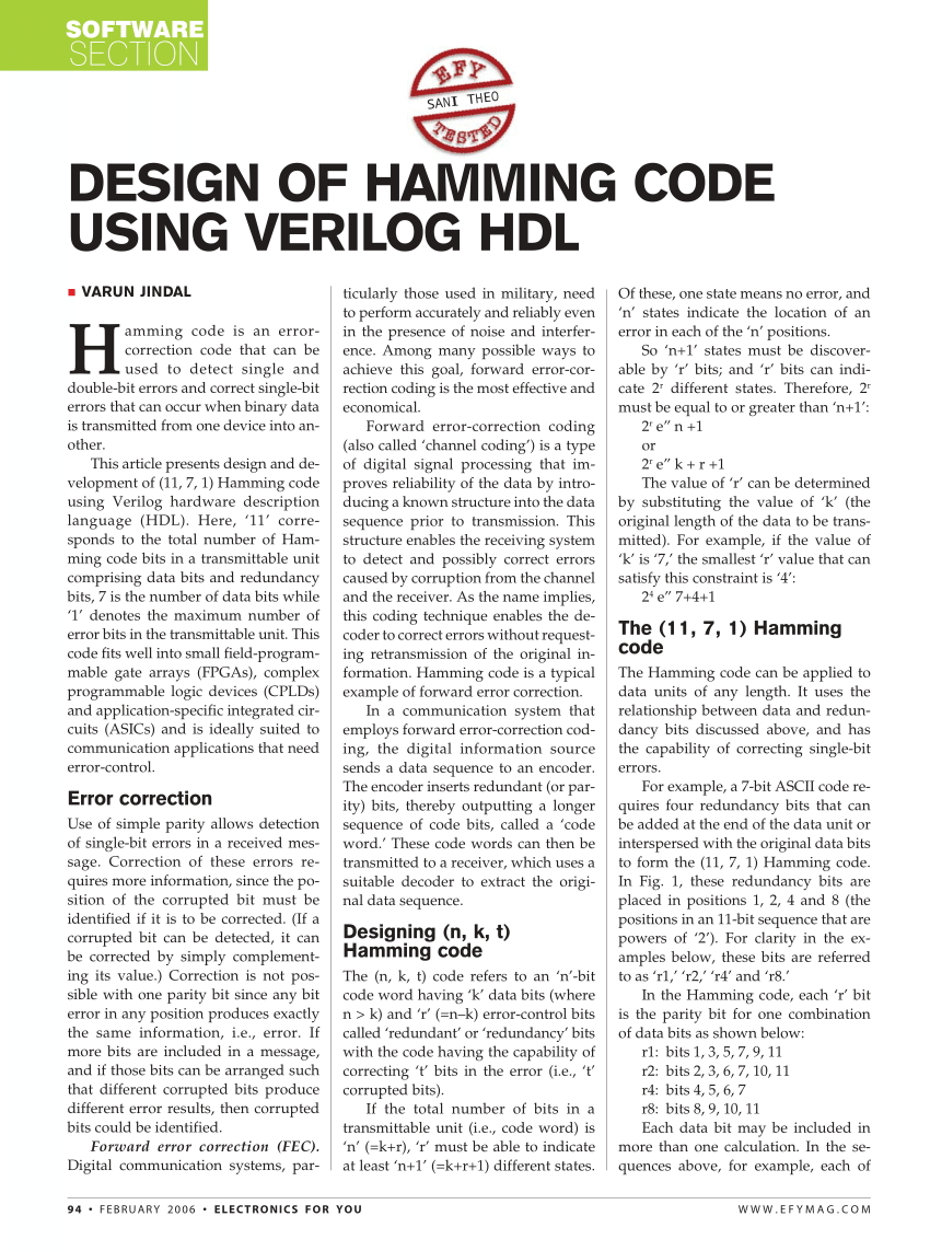 hamming-code-simulator-wsxaser